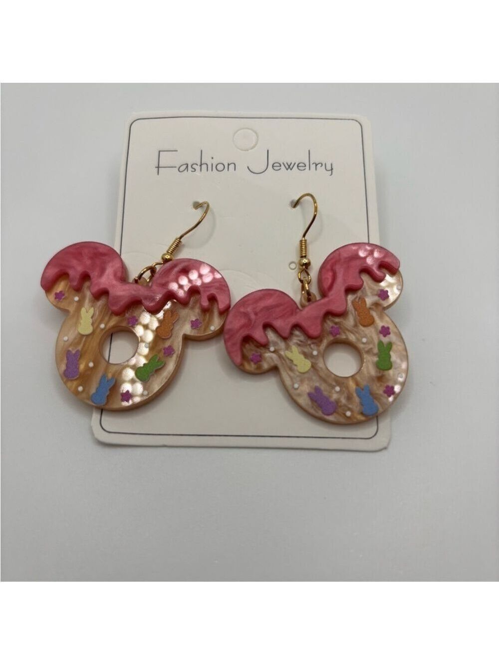 Disney Pink Donut Earrings